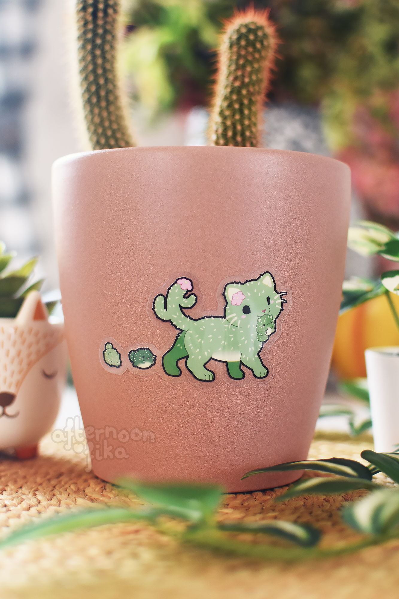 Cactus Cats Sticker Sheet
