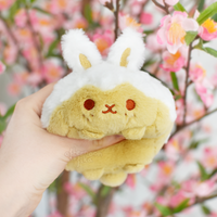 Cinnamon Bun Plush Keychain