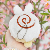 Cinnamon Bun Plush Keychain
