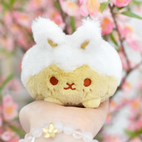Cinnamon Bun Plush Keychain