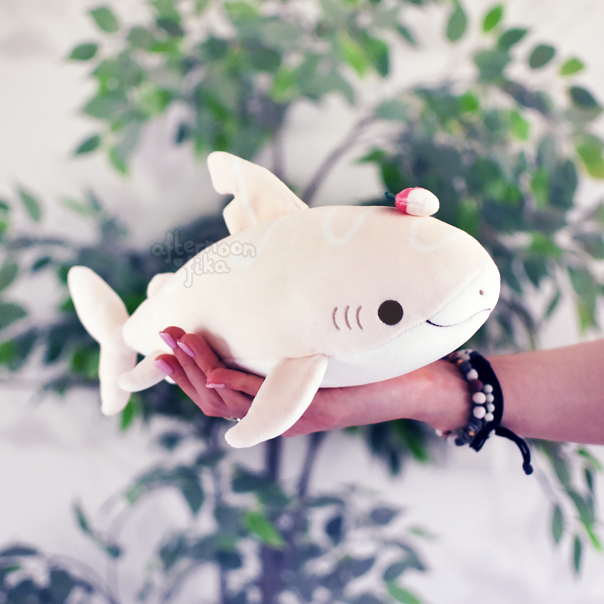 Greta The Great White Chocolate Shark Plush