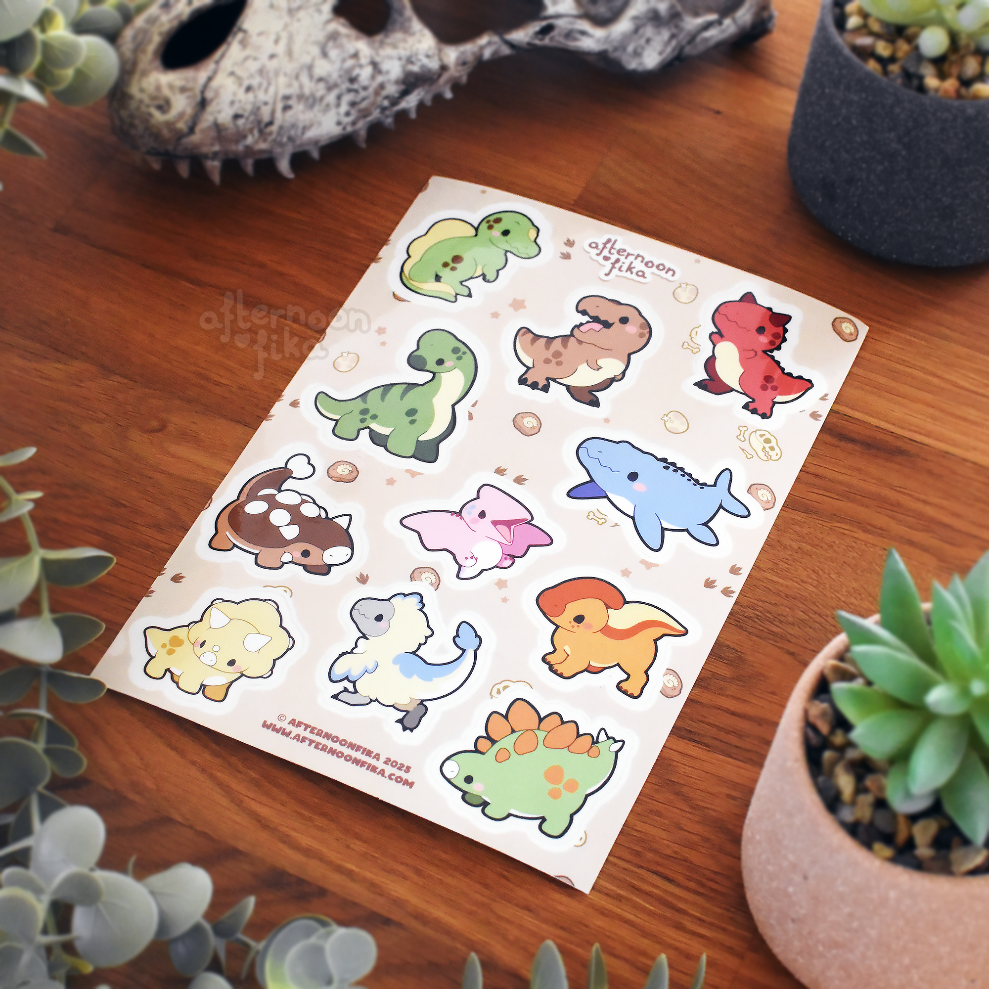 Prehistoric Pals Sticker Sheet