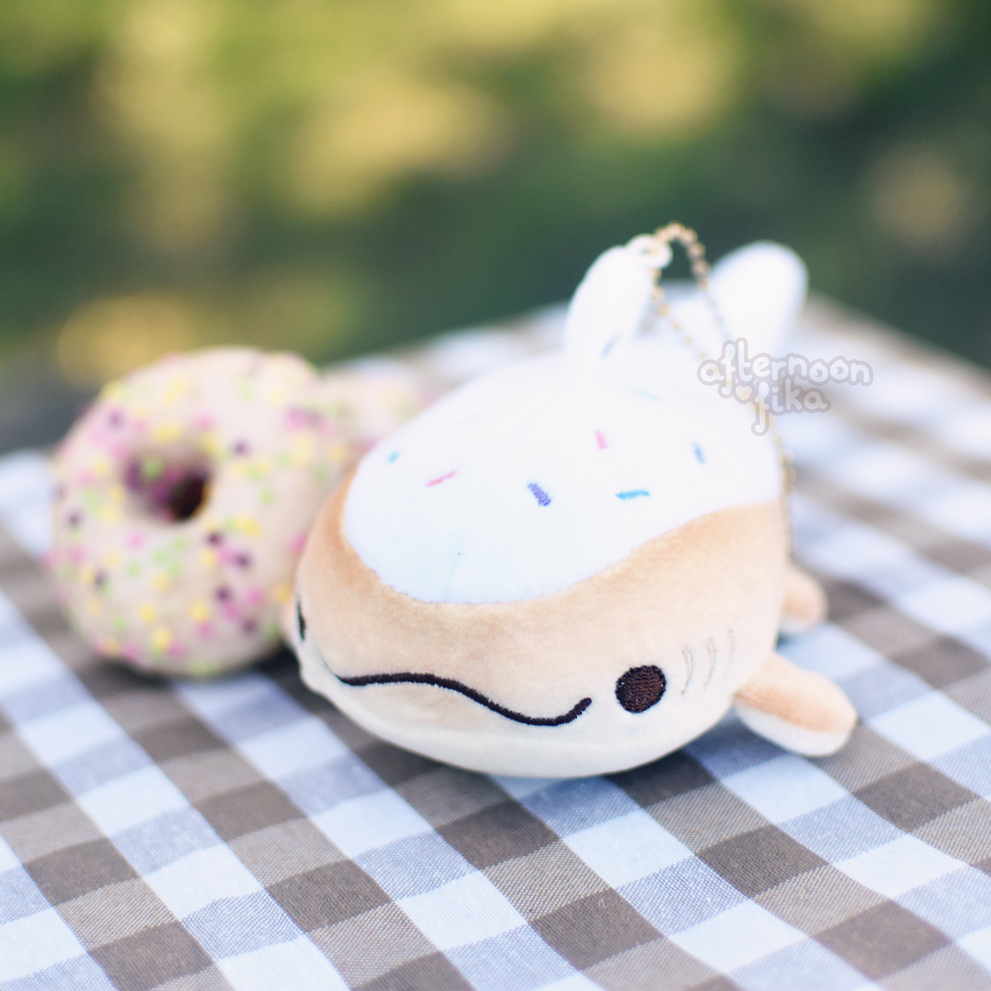 Sweet Whale Sharks Plush Keychains