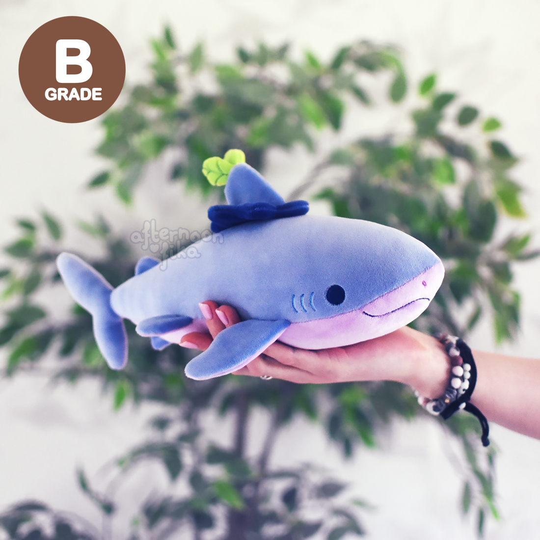 [B-GRADE] Bobby The Blueberry Shark Plush