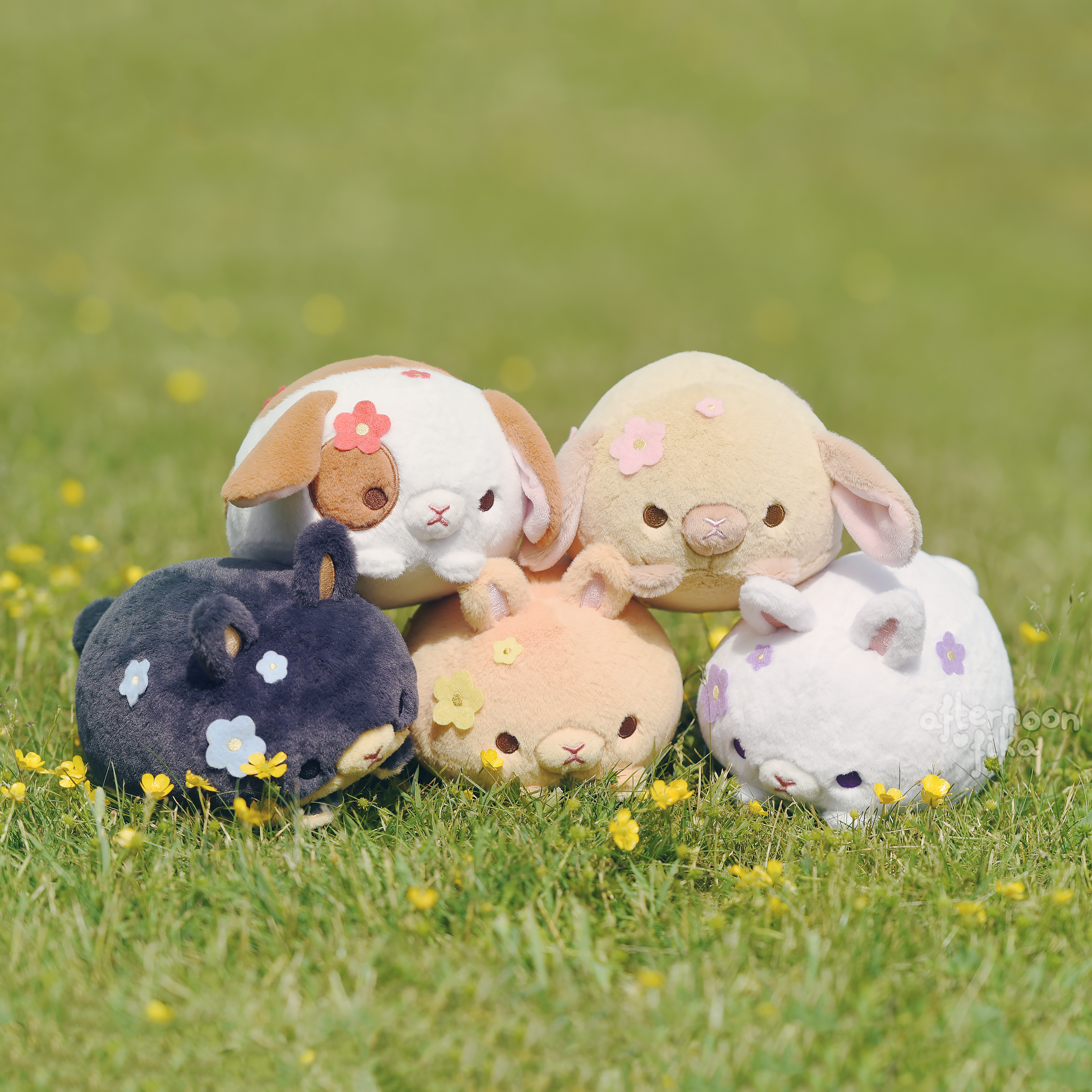 Botanical Bunny Plushies