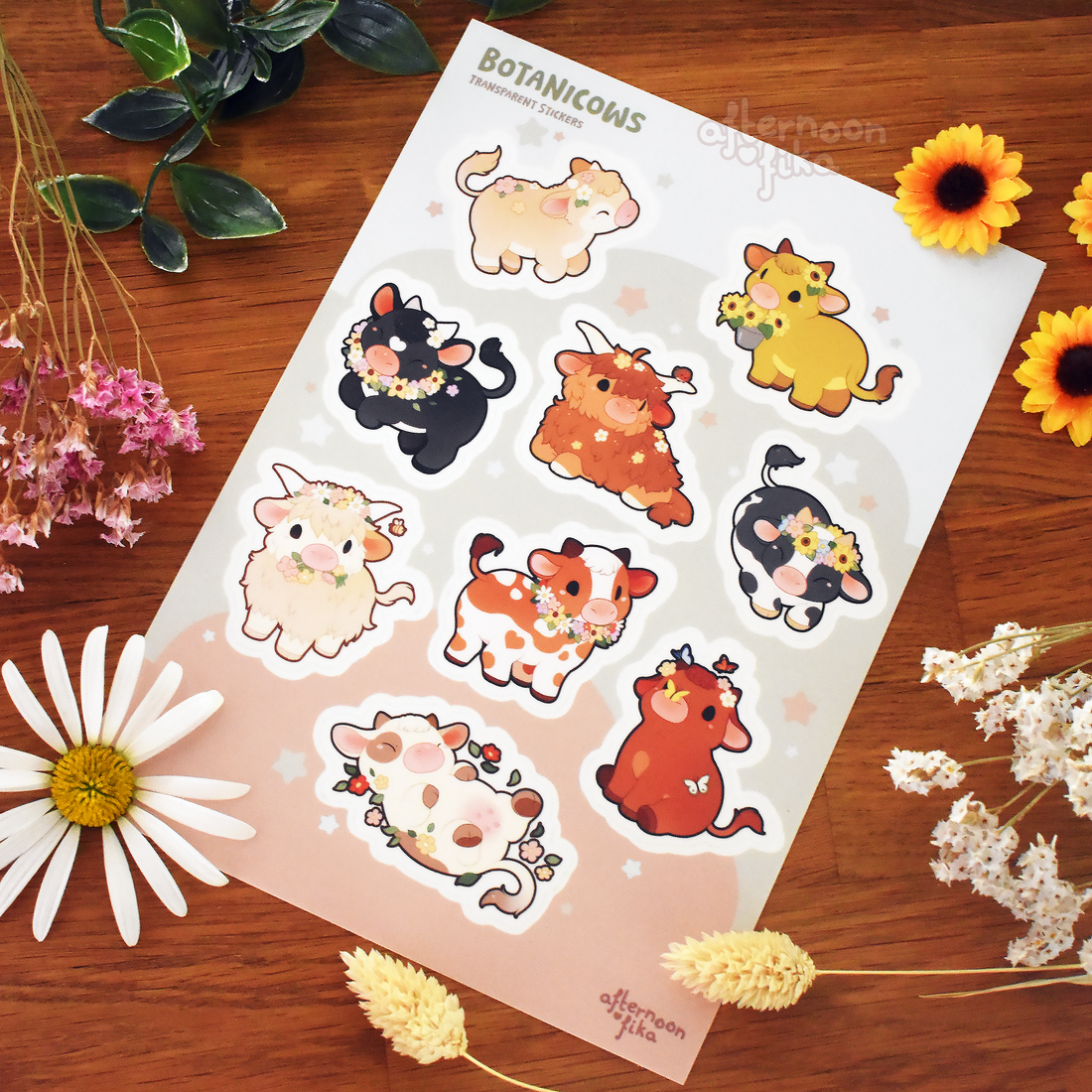 Botanicows Sticker Sheet