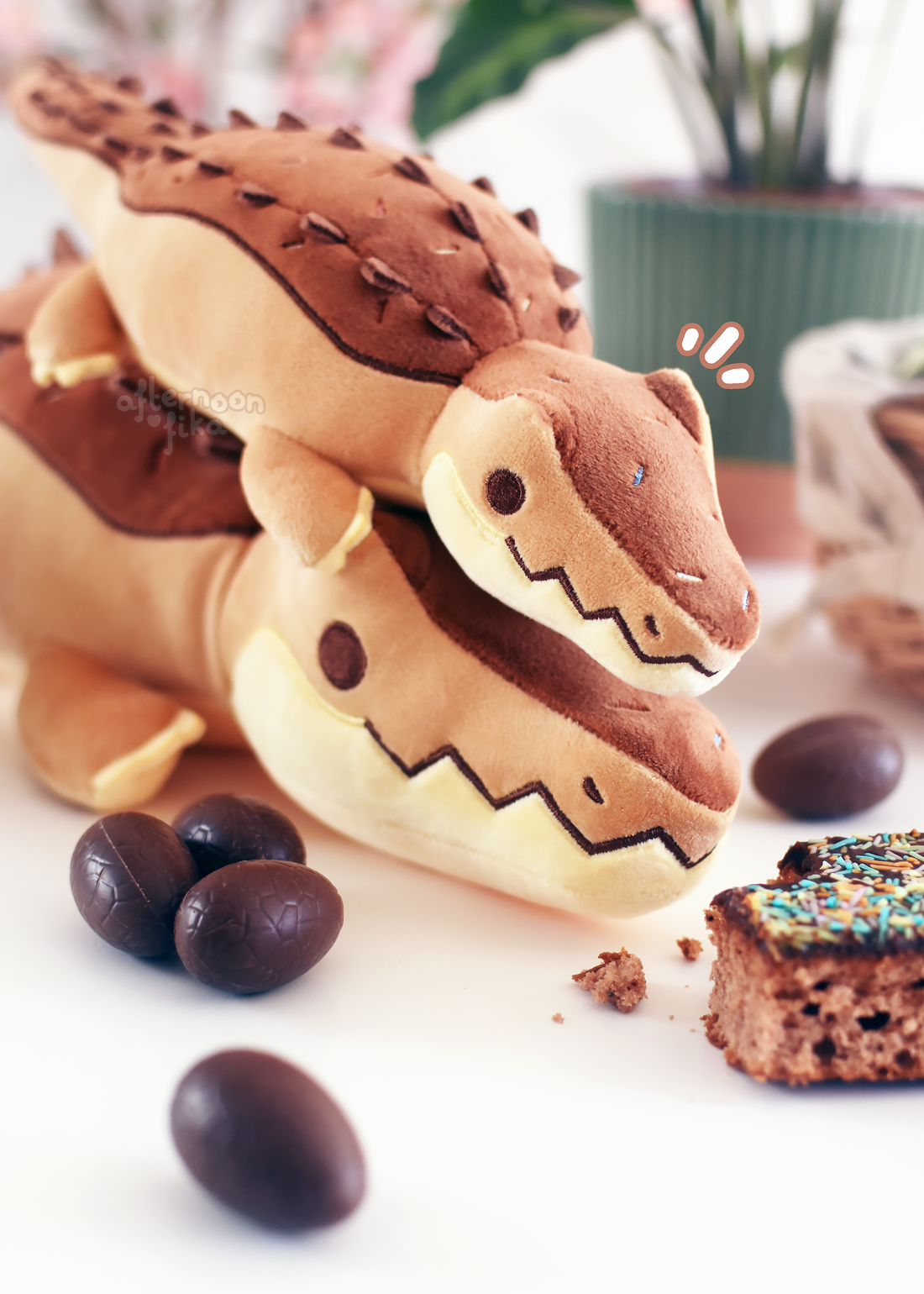 [PRE-ORDER, Ships Fall 2026] Calle The Chocolate Crocodile Plush