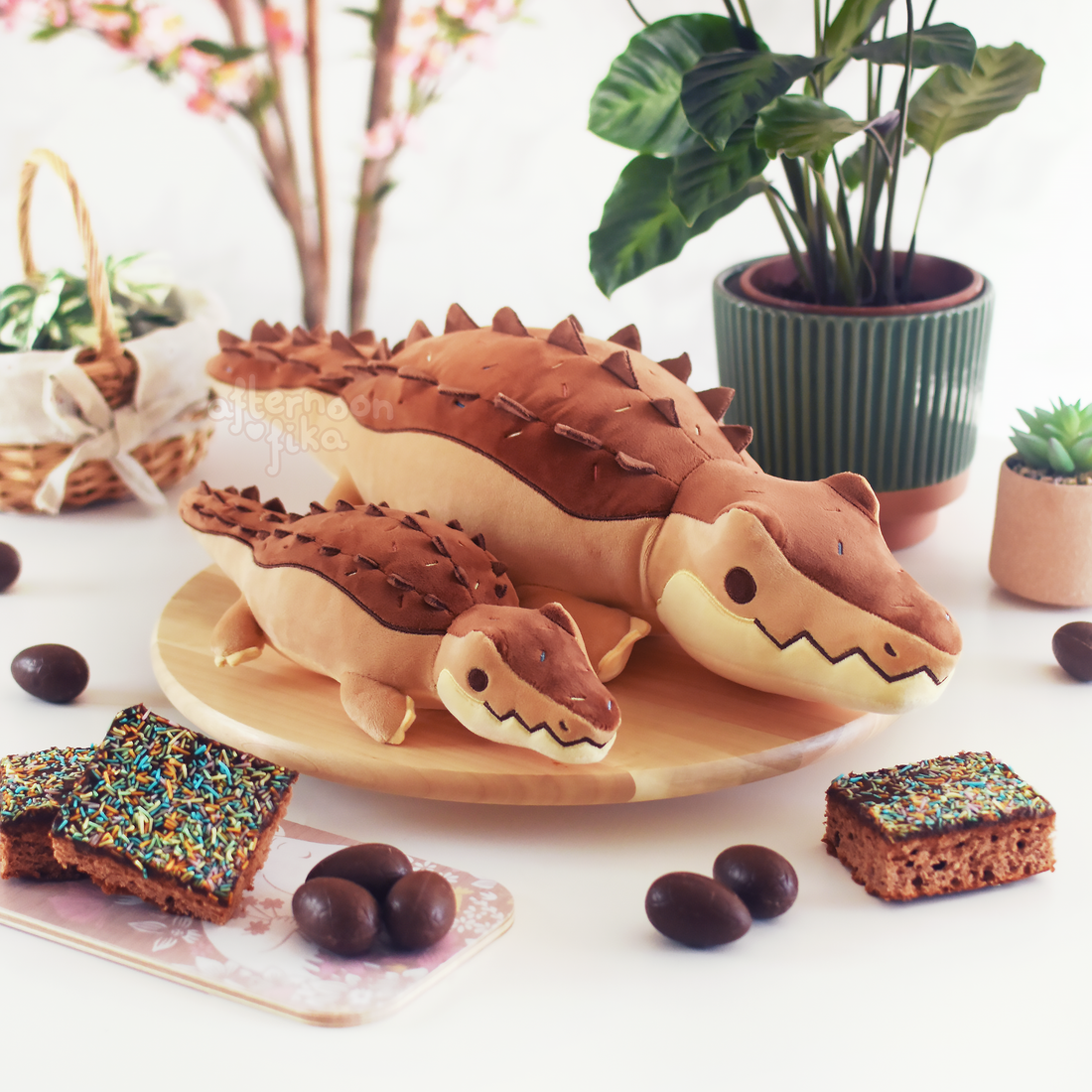 [PRE-ORDER, Ships Fall 2026] Calle The Chocolate Crocodile Plush