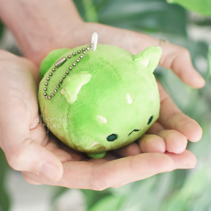 [B-GRADE] Baby Cactus Cat Keychain
