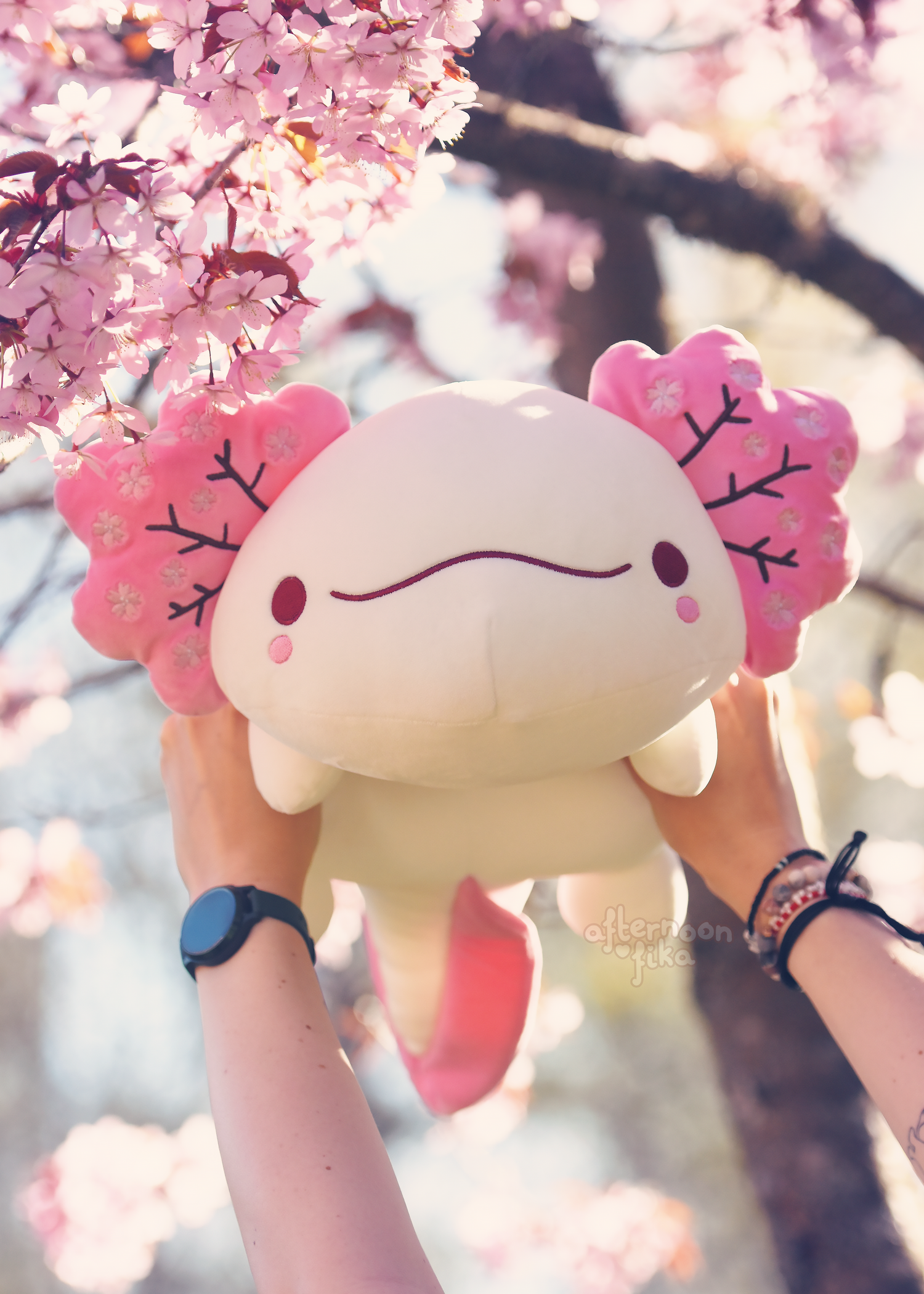PRE-ORDER, Ships Fall 2026] Charlotte The Cherry Blossom Axolotl