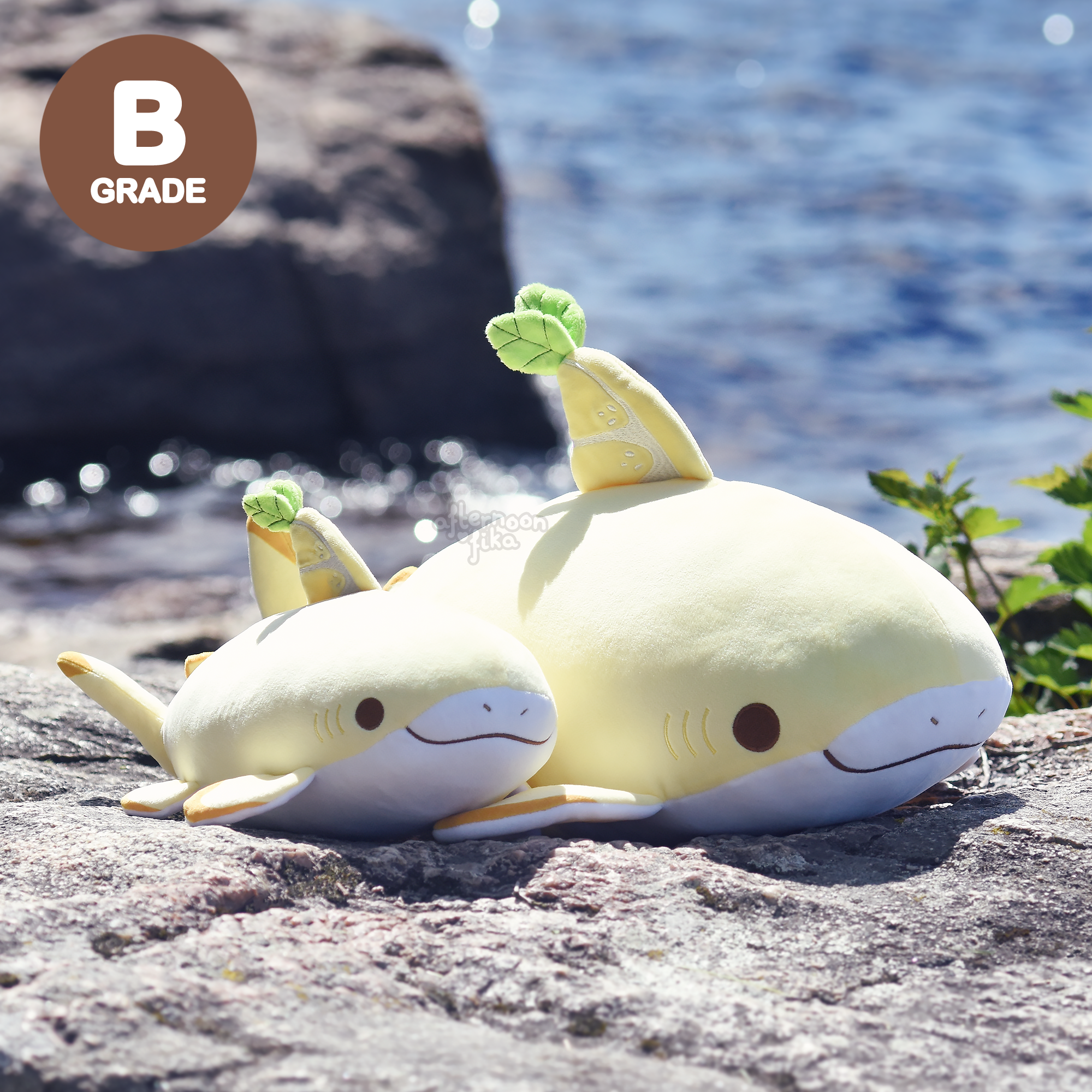 [B-GRADE] Linus The Lemon Shark Plush