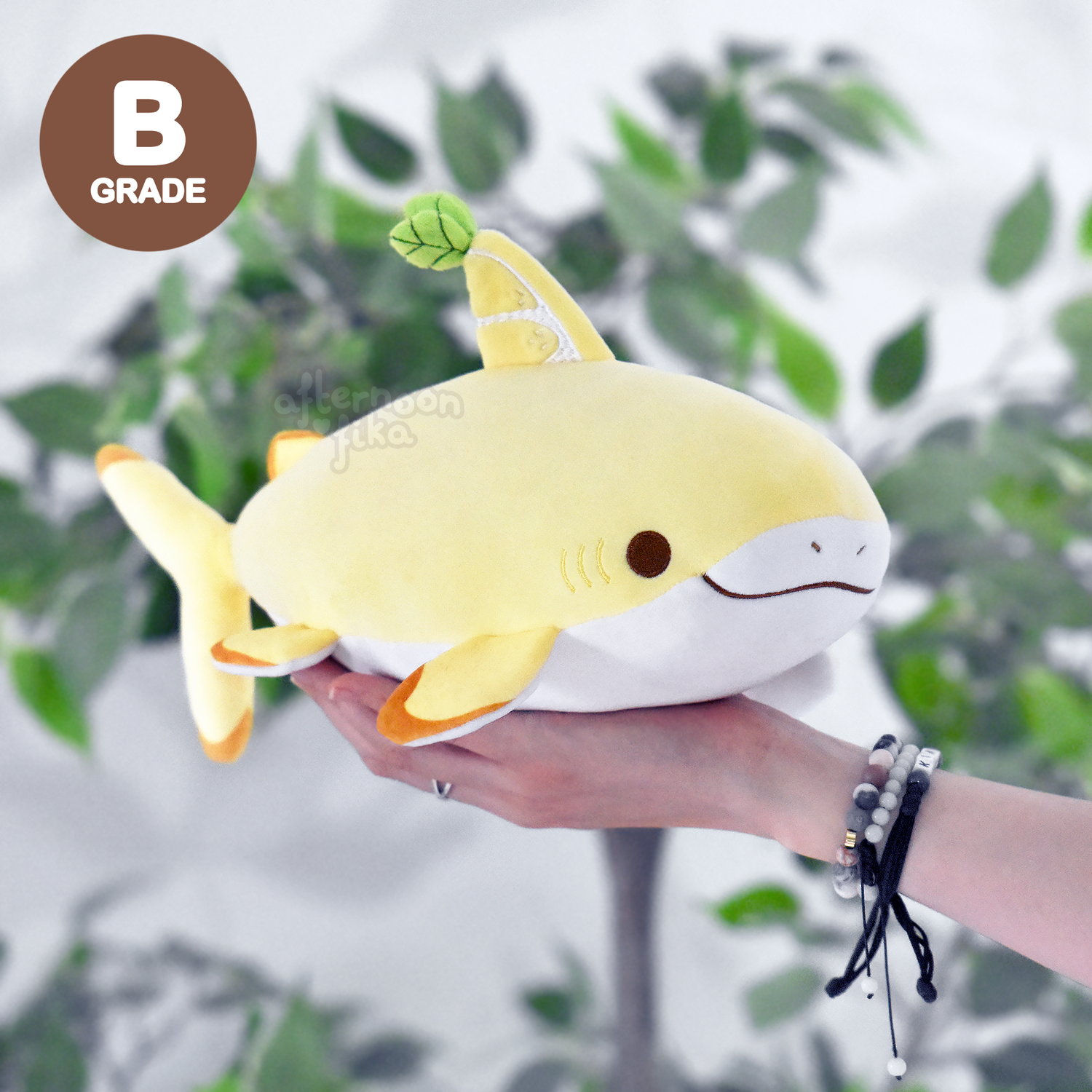 [B-GRADE] Linus The Lemon Shark Plush