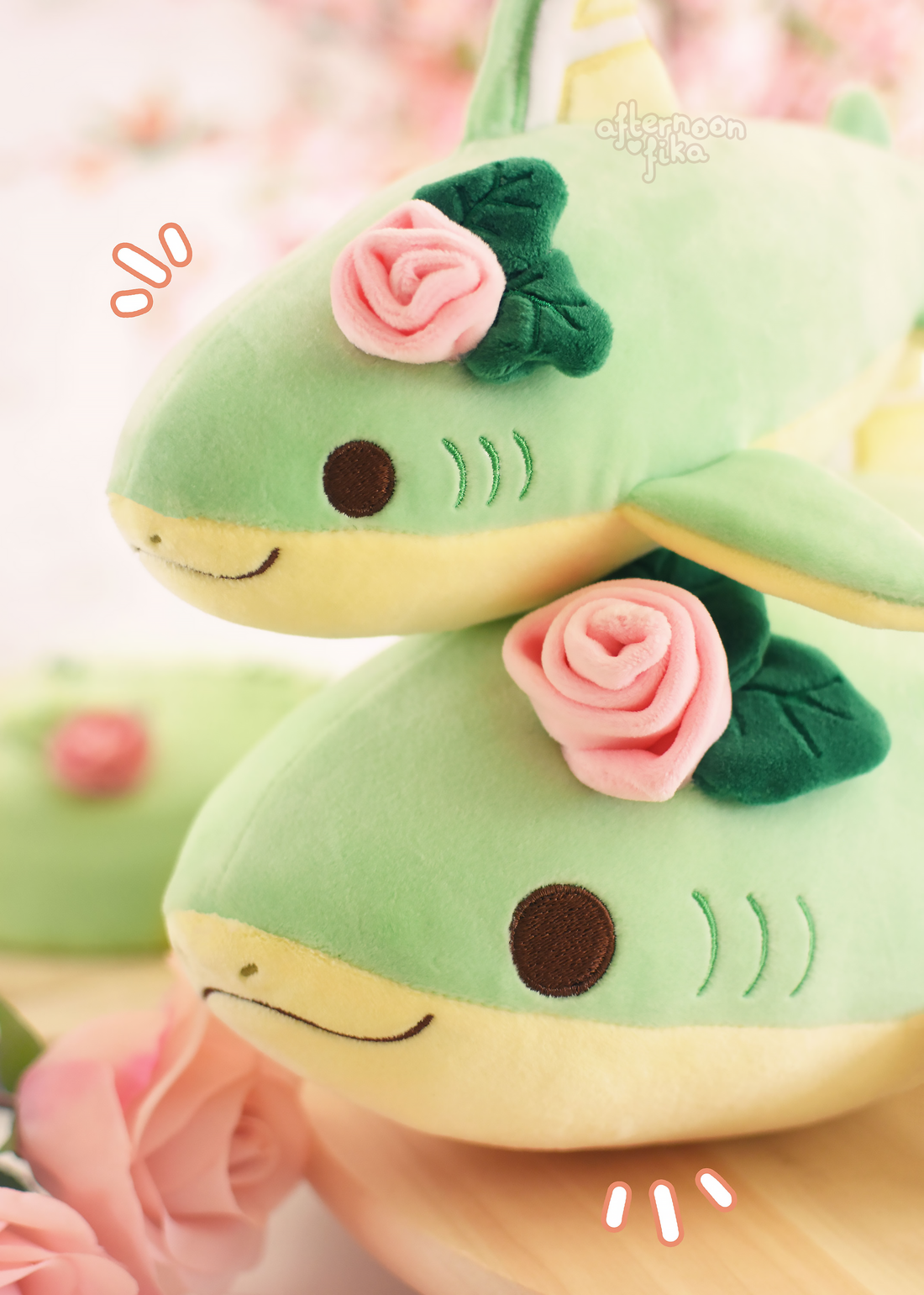 [PRE-ORDER, Ships Fall 2026] Pia The Princess Cake Shark Plush