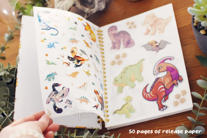 Prehistoric Pals Reusable Sticker Book