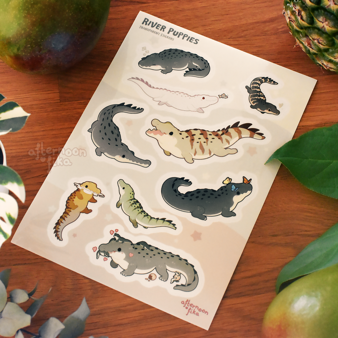 River Puppies Sticker Sheet