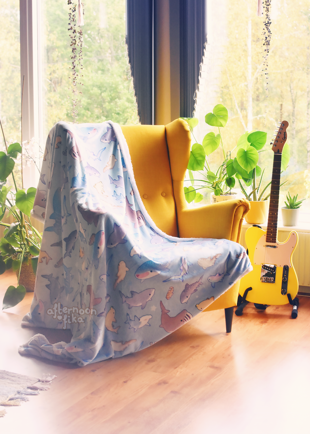[PRE-ORDER, Ships Early 2027] Shark Sweeties Blanket