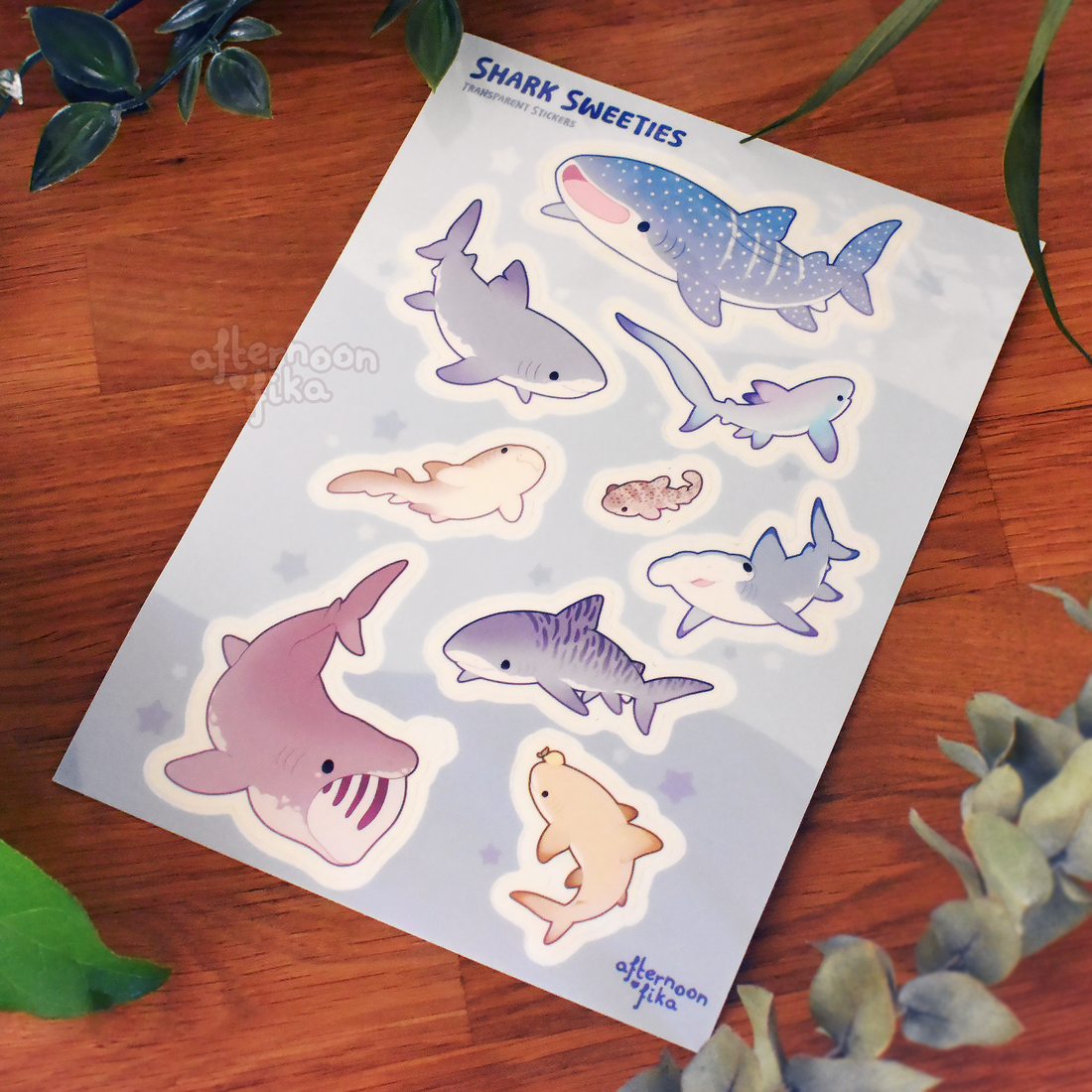 Shark Sweeties Sticker Sheet