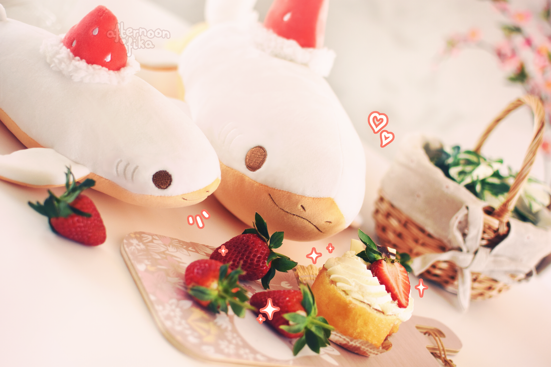 [PRE-ORDER, Ships Fall 2026] Siv The Strawberry Shortcake Shark Plush
