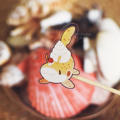 Snail Sharks Sticker Sheet