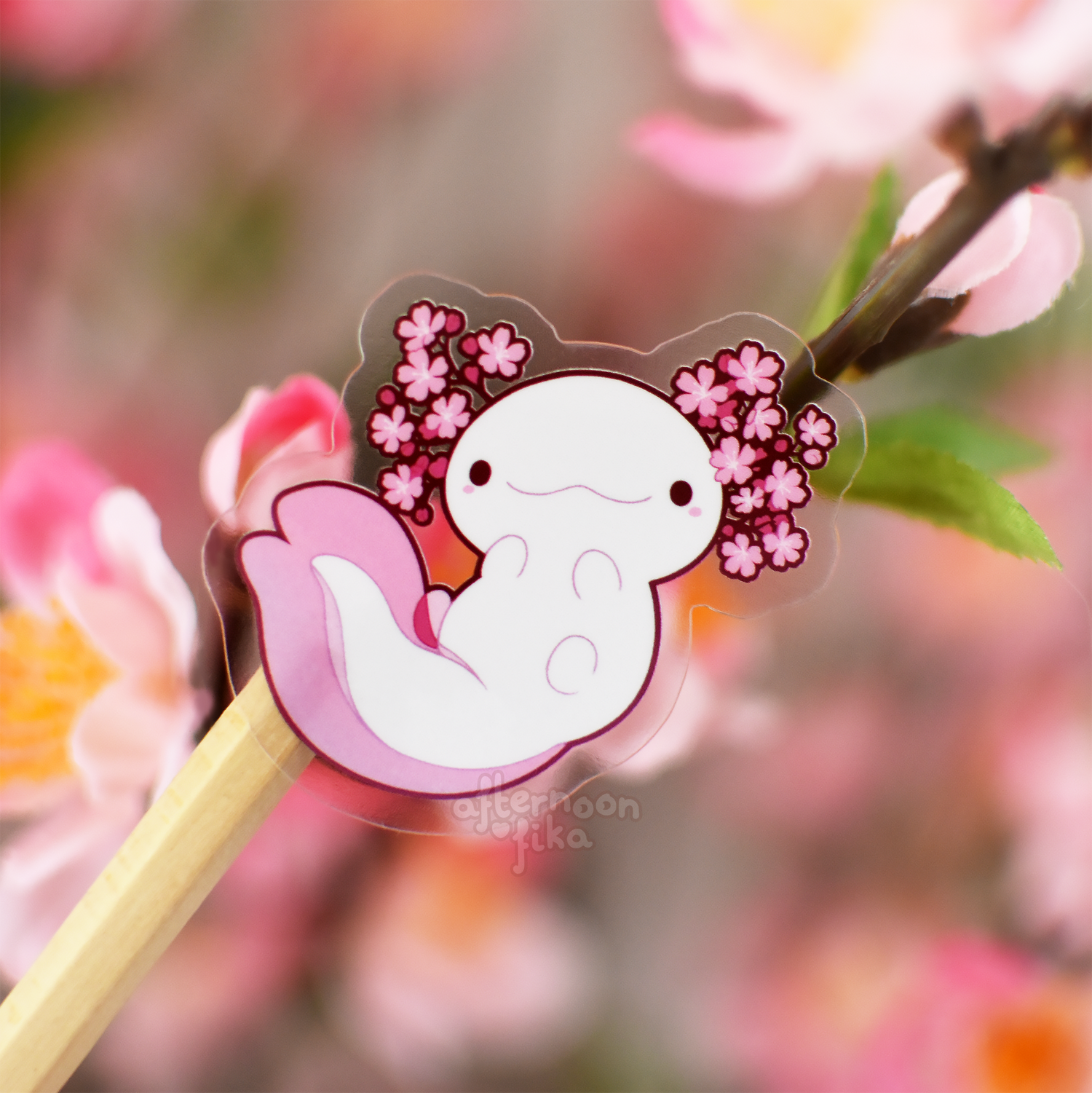 Spring Axolotls Sticker Sheet