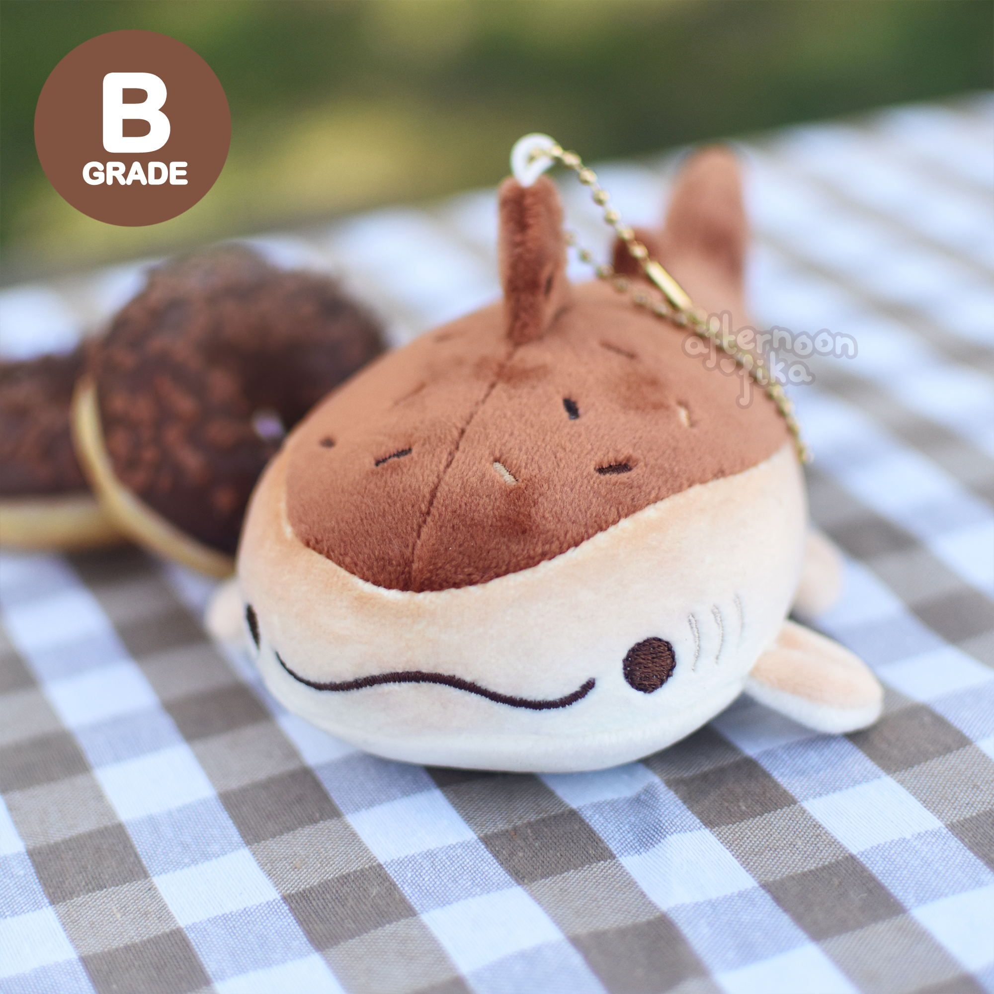 [B-GRADE] Sweet Whale Shark Keychain Plush