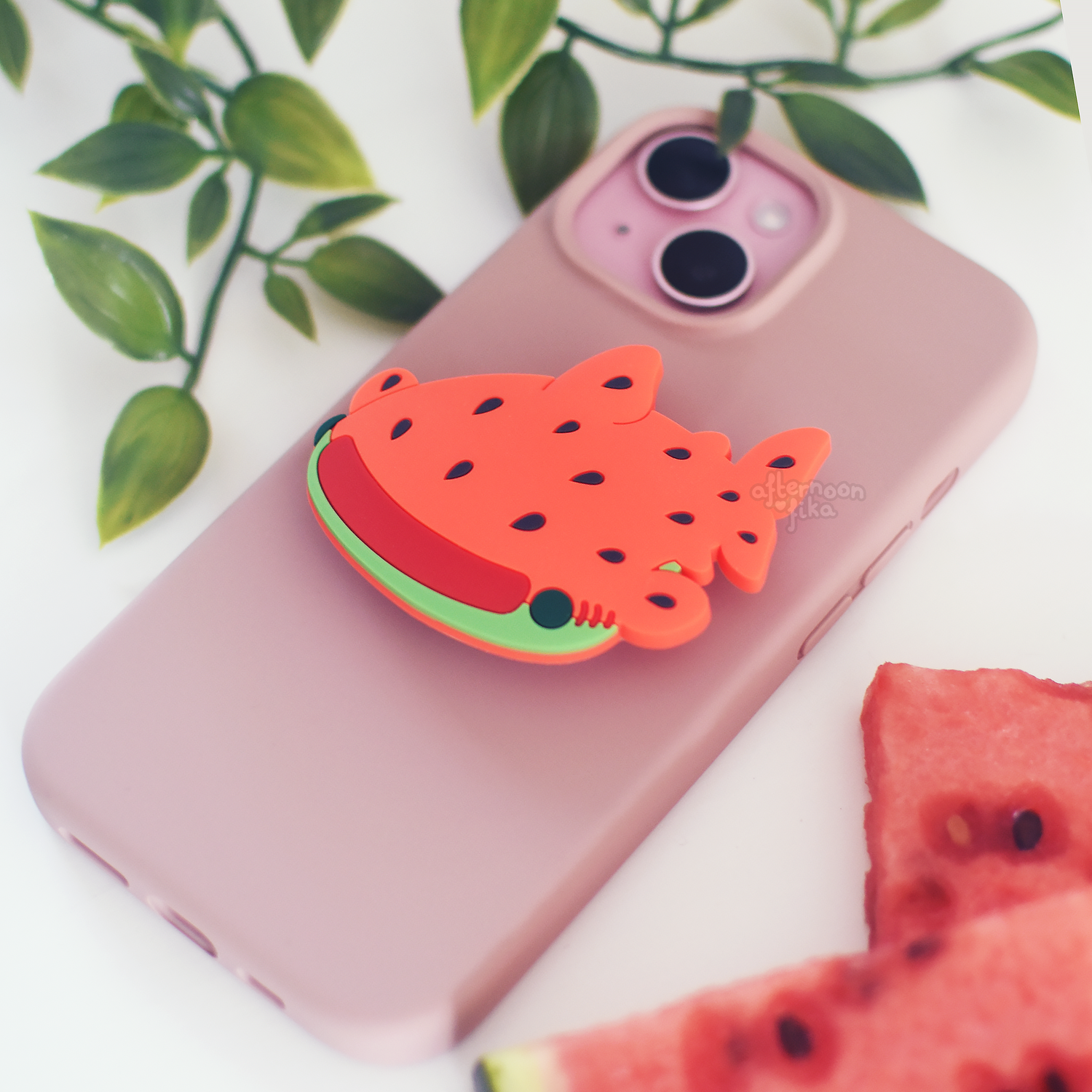 Watermelon Whale Shark Phone Grip – AfternoonFika Watermelon Whale Shark Phone Grip – AfternoonFika