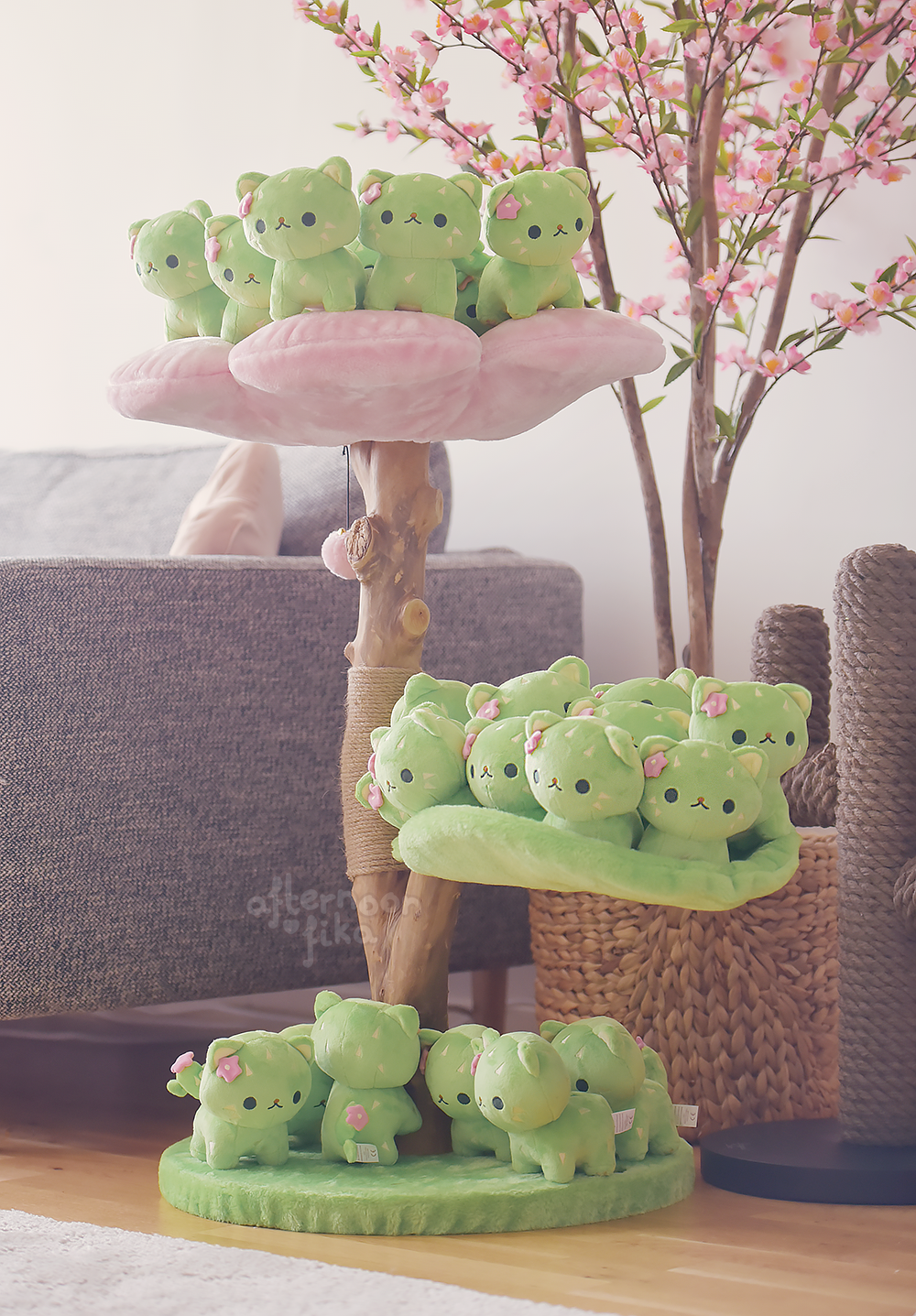 Cute cactus plush top