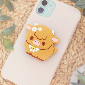 Daisy The Highland Cow Phone Grip