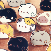 Meow Loaves Enamel Pins