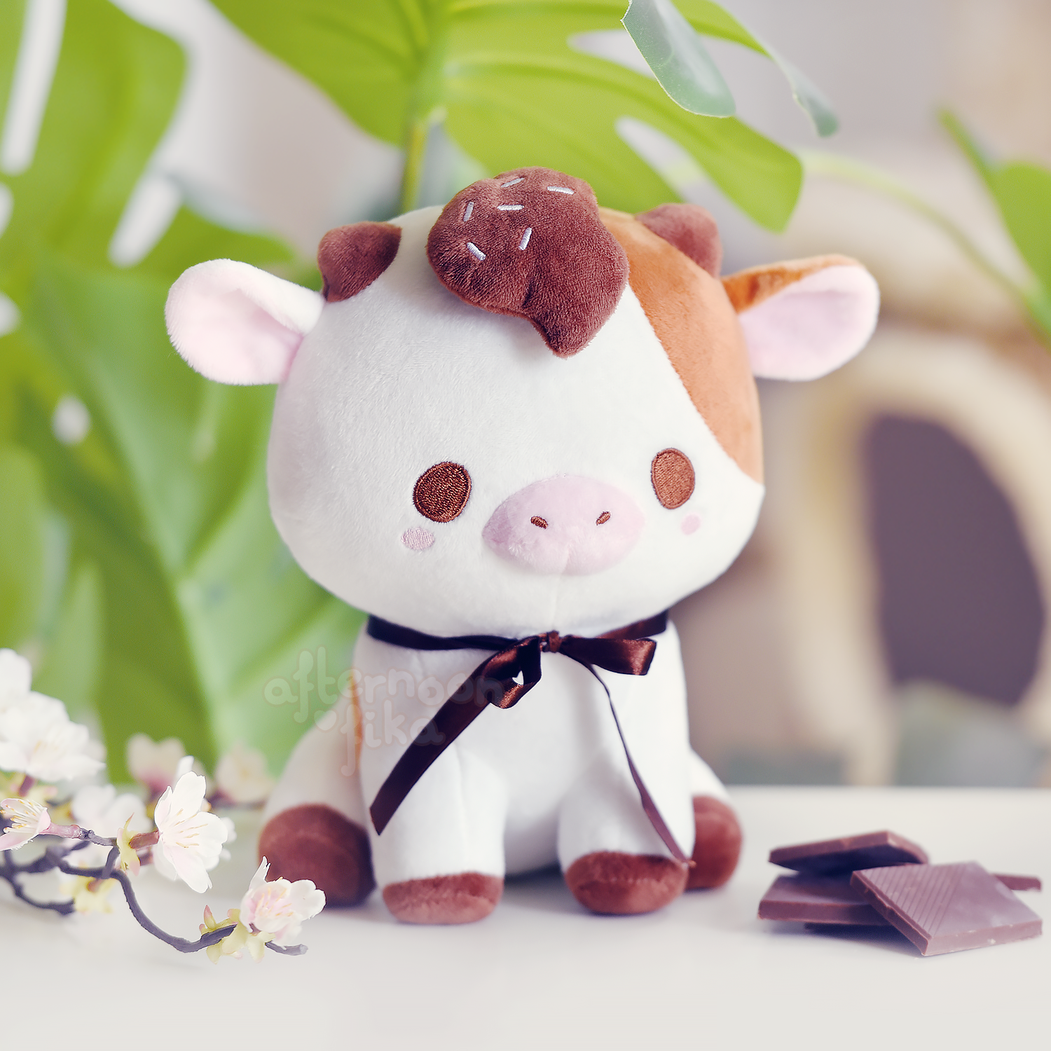 Puddin&#39; The Chocolate Cow Plush