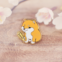 Bonk! Shiba Inu Enamel Pin