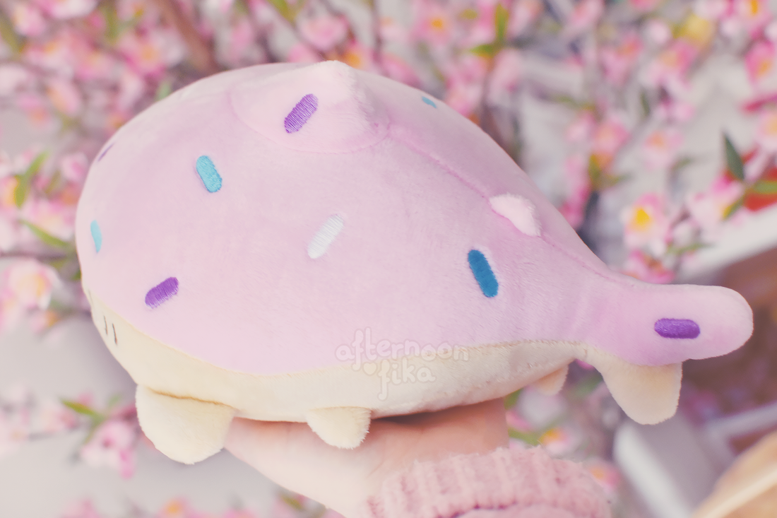 Sprinkles The Strawberry Doughnut Whale Shark Plush